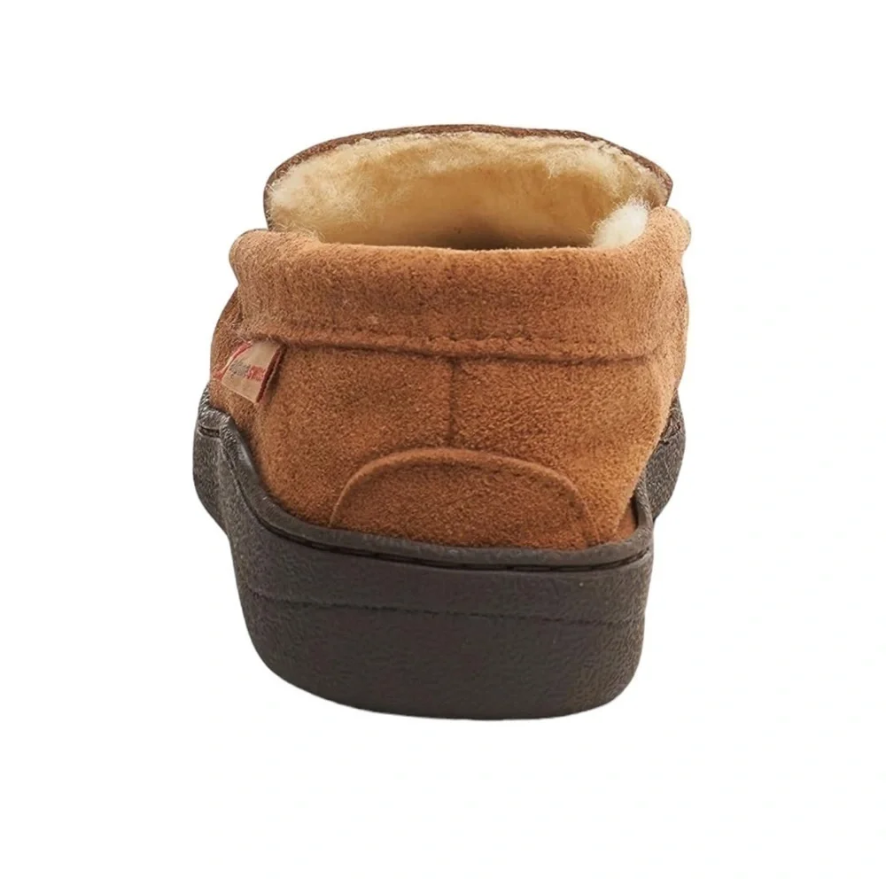 Alpine Swiss Genuine Suede Shearling Lined Moccasins Size 7 Cabincore NW…